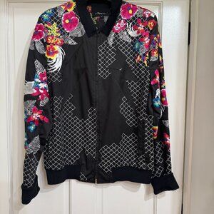 Colorful 3.1 Phillip Lim Floral Print Bomber Jacket sz M
